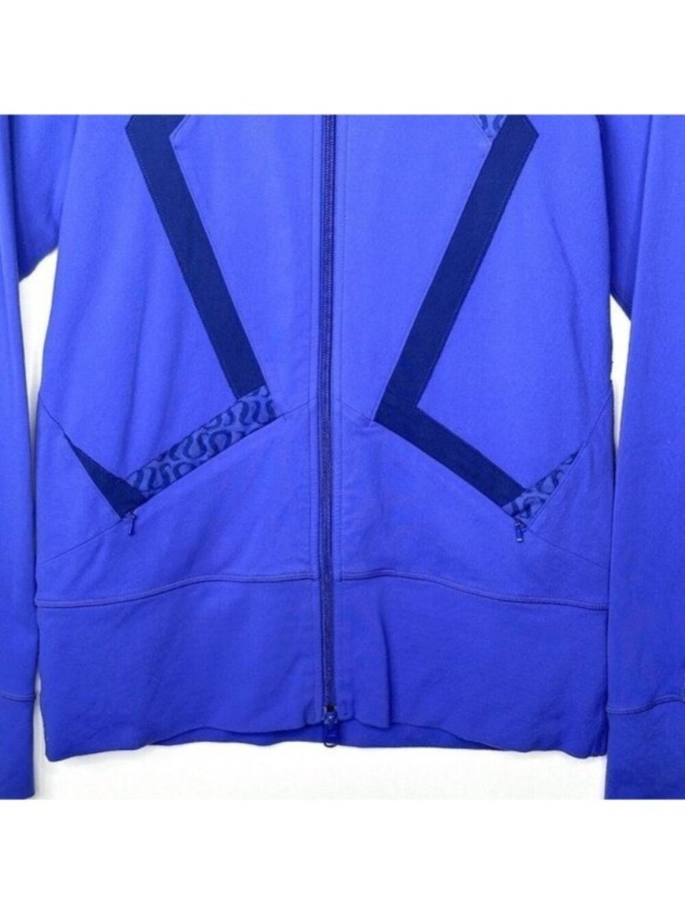 Lululemon Origami Stride Track Jacket Womens 6 Purple Full Zip Yoga Gym Running - Picture 4 of 10